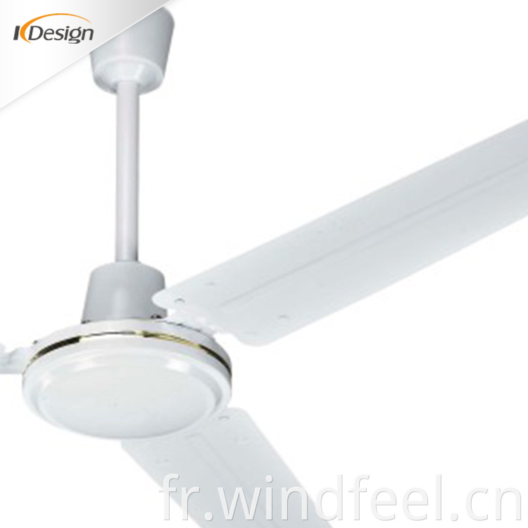 Foshan Perfect Noise sans trois lames en plastique argenté 3 lames de bureau d'énergie d'énergie ventilateur de plafond de paddle